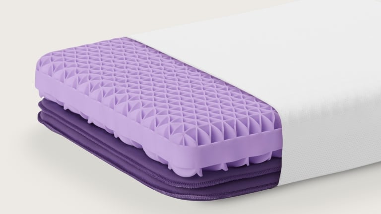 Retouched Purple Pillow Mobile