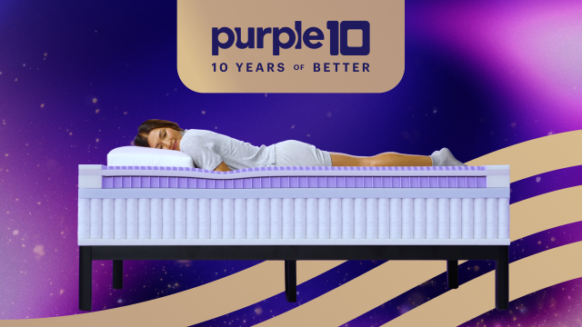 Purple 10 year anniversary
