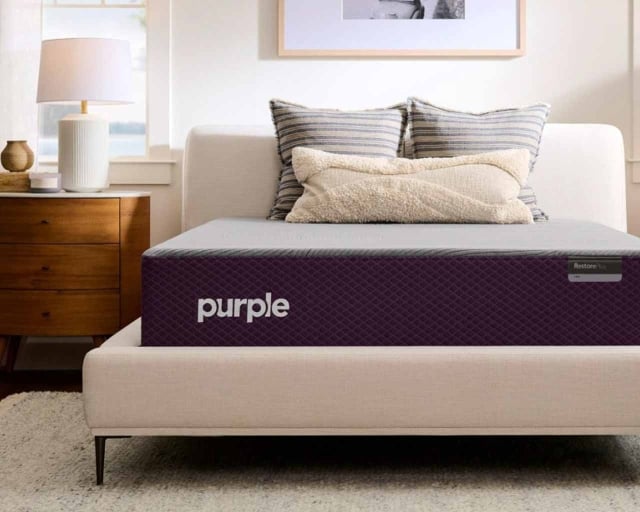 A Restore Hybrid mattress from Purple.