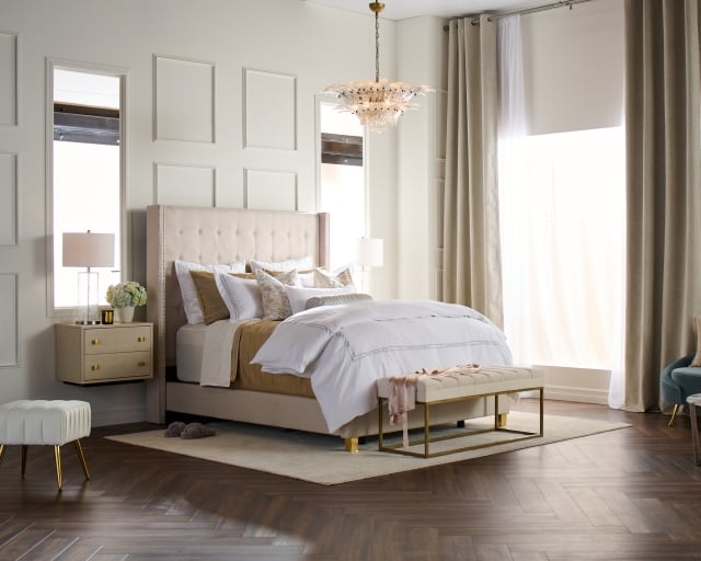 The Purple RejuvenatePremier™ in a bright bedroom.