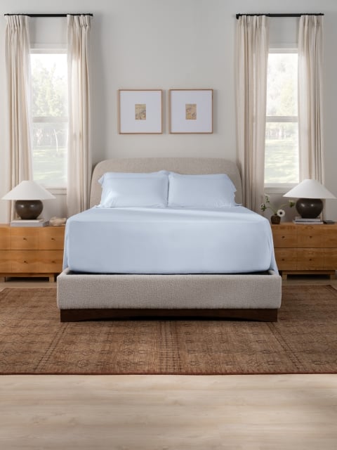 SS sheets morning mist pillowcases